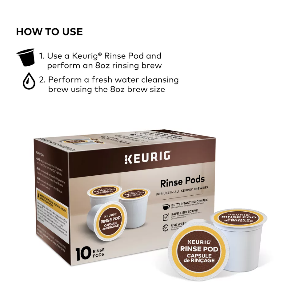 Instructions Keurig® Rinse Pods GiddyBrew