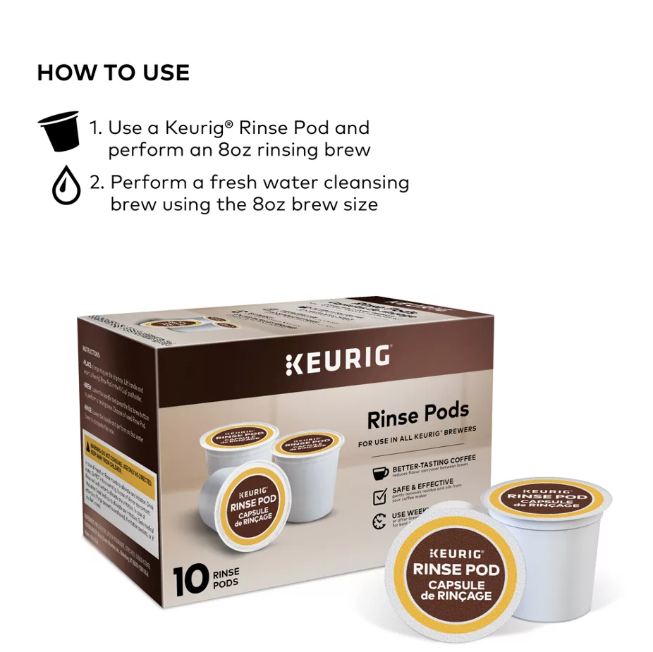 keurig rinse pods directions